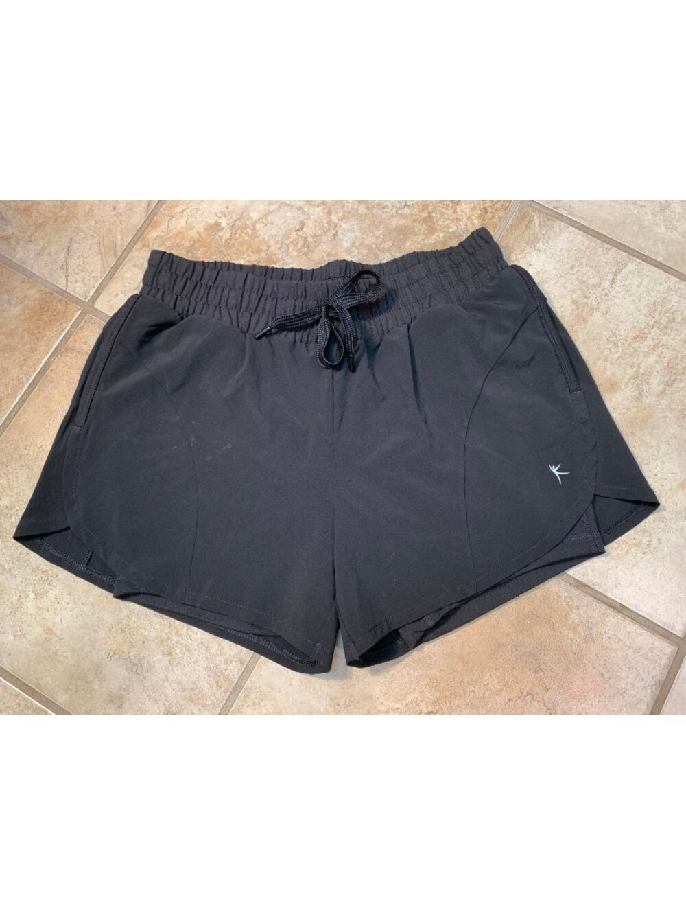 Women's Danskin Training Shorts Black with UnderShorts Sz XSmall U9-35